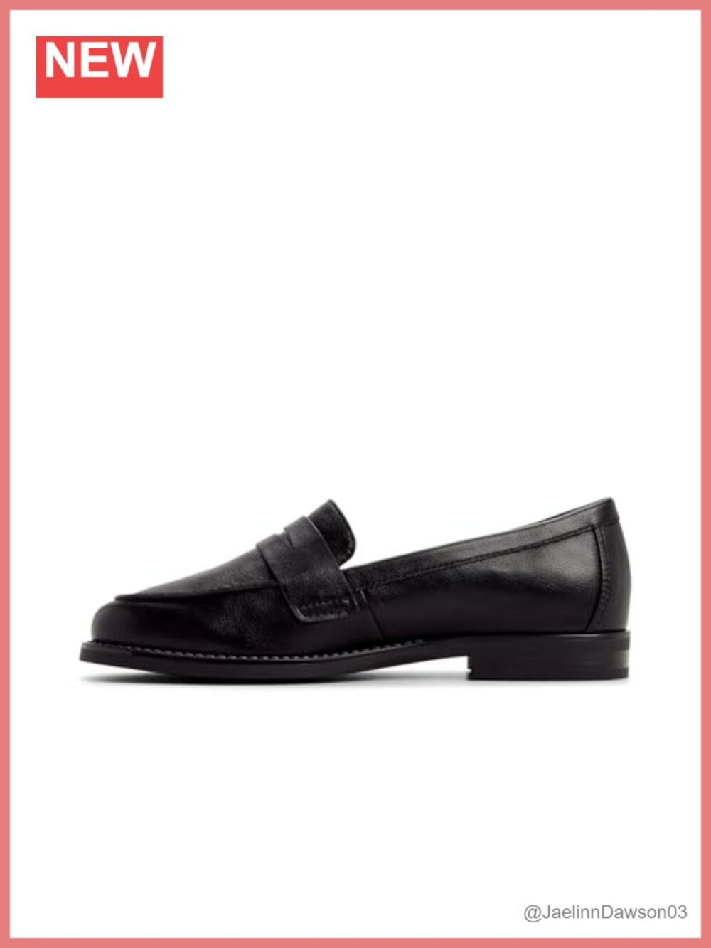 Women's Vegan Leather Penny Loafer Slip-On Flats